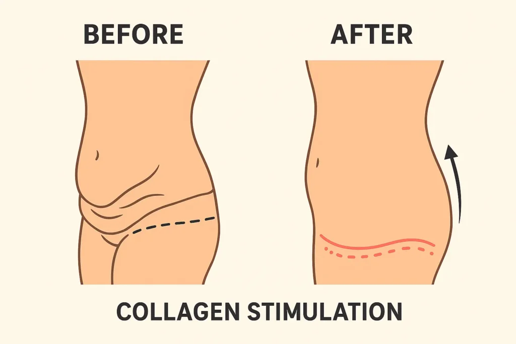 Before and after results for sagging skin after weight loss injections Knowle Grove
